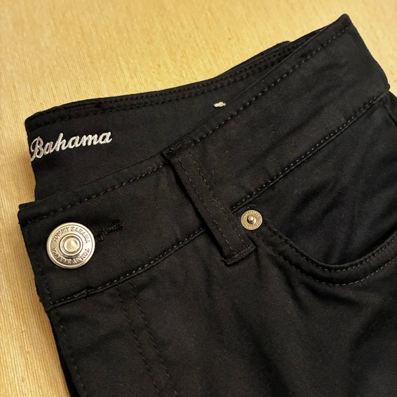 Tommy Bahama Women's Classic Black Straight Leg Jeans boracay beach high rise 2 - Picture 3 of 9